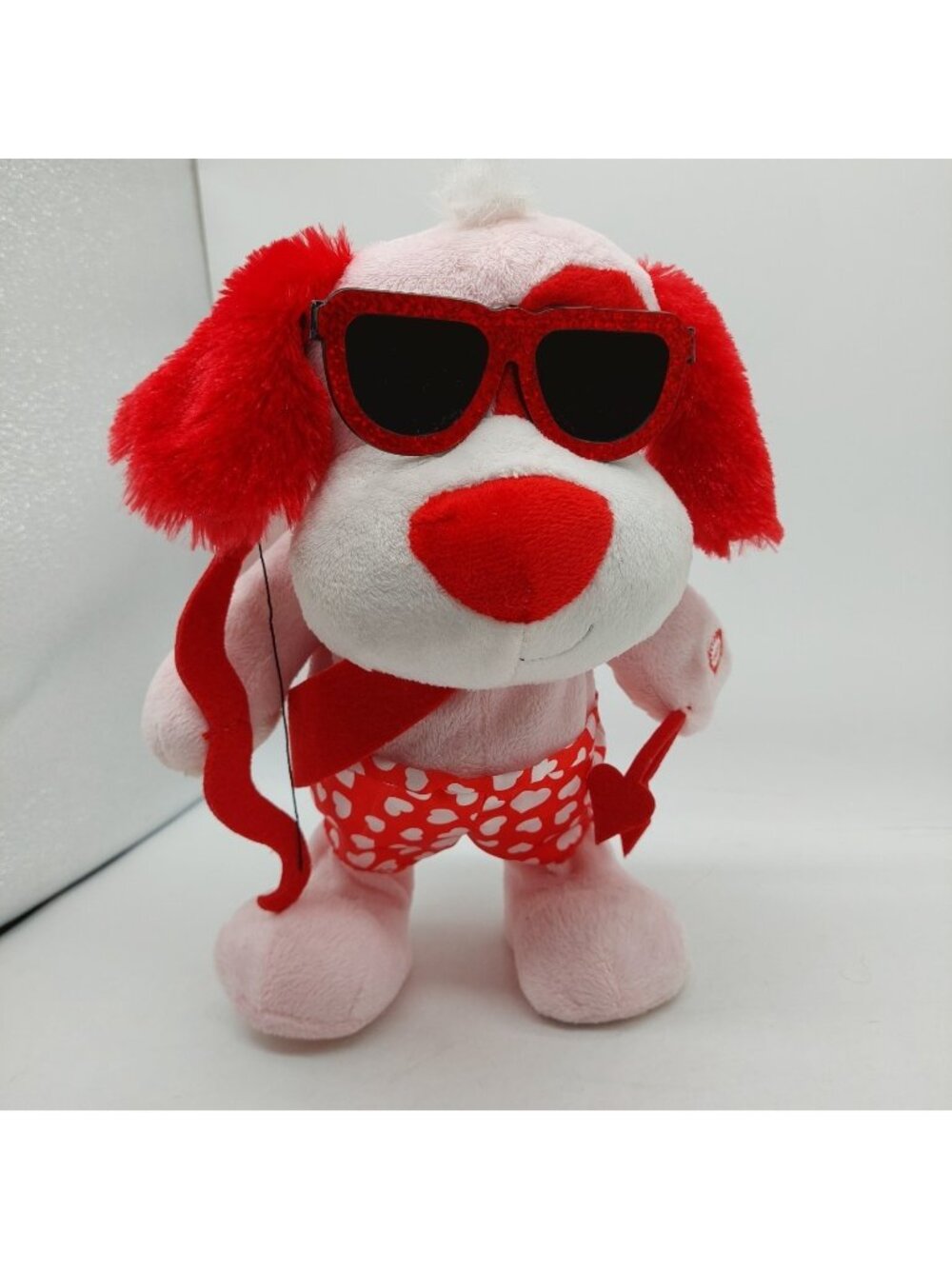 Valentine Dancing Puppy Dog Animated Dances Sings Hug & Fun Pink Tested